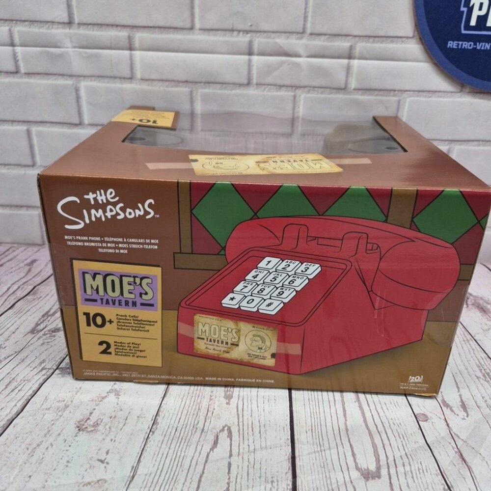 The Simpsons ~ Moe's Tavern Prank Phone Over 10 Pranks Interactive Official~NIB - Picture 6 of 9